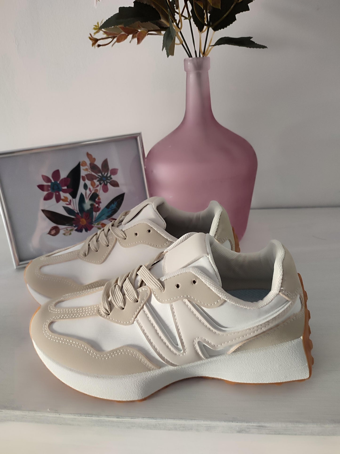 Zapatilla Melody beig