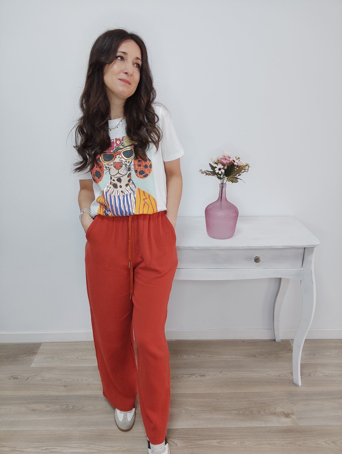 PANTALÓN LADY TEJA