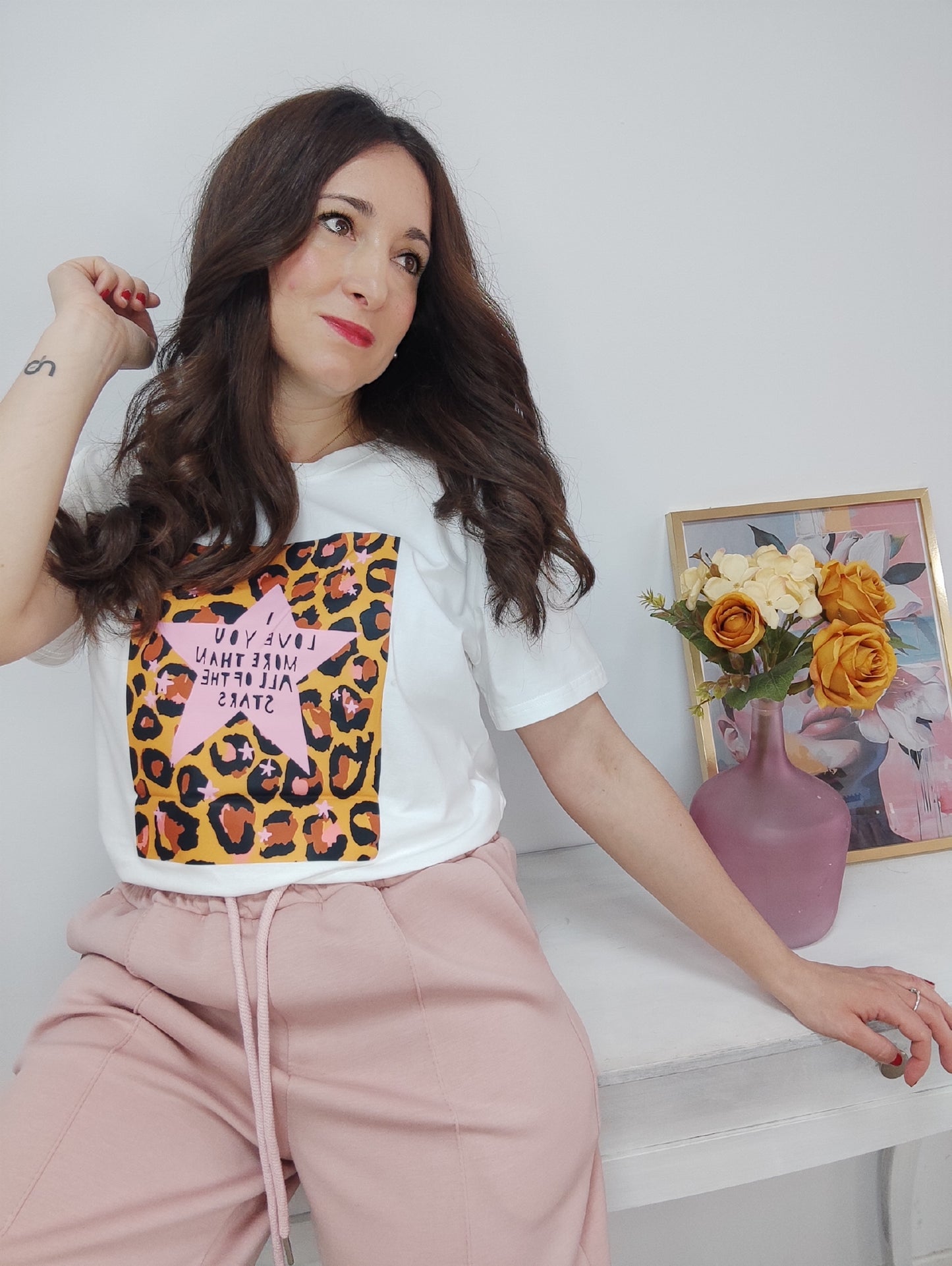 Camiseta estrella print