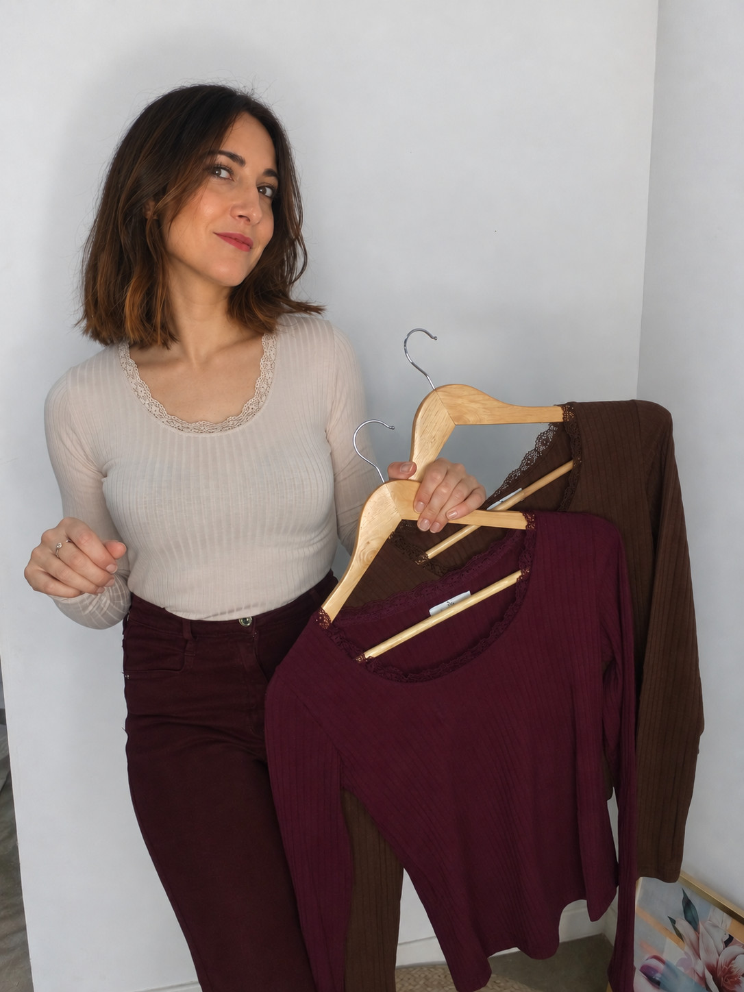 Camiseta canalé basic