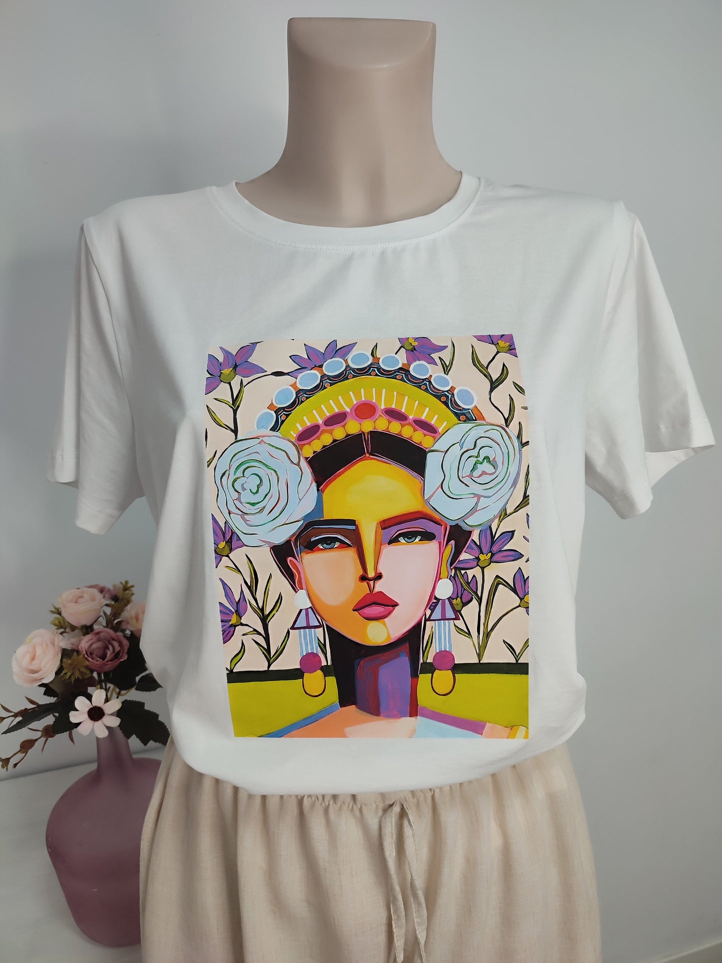 CAMISETA FRIDA COLOUR