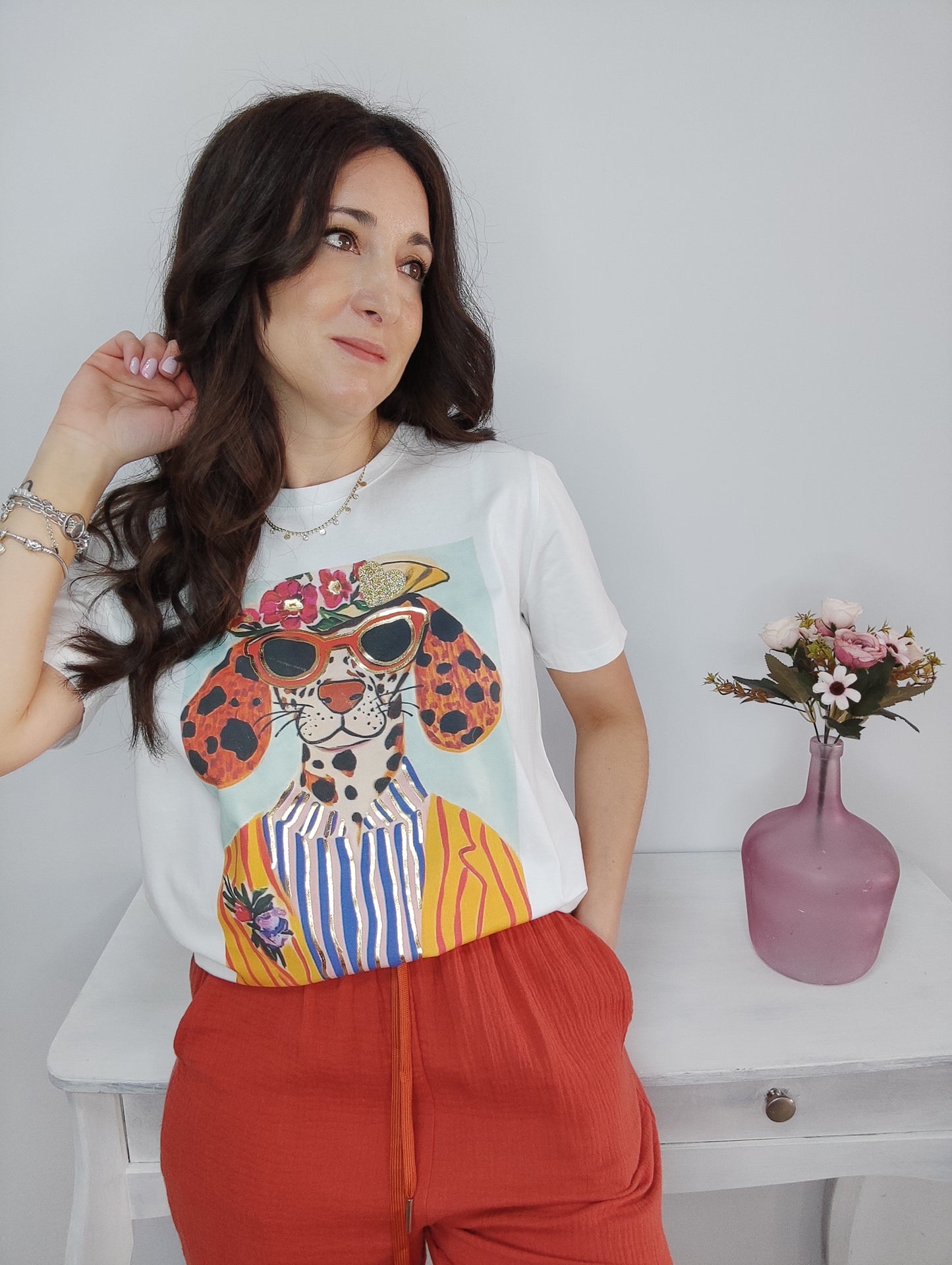 CAMISETA PERRO TRAJE