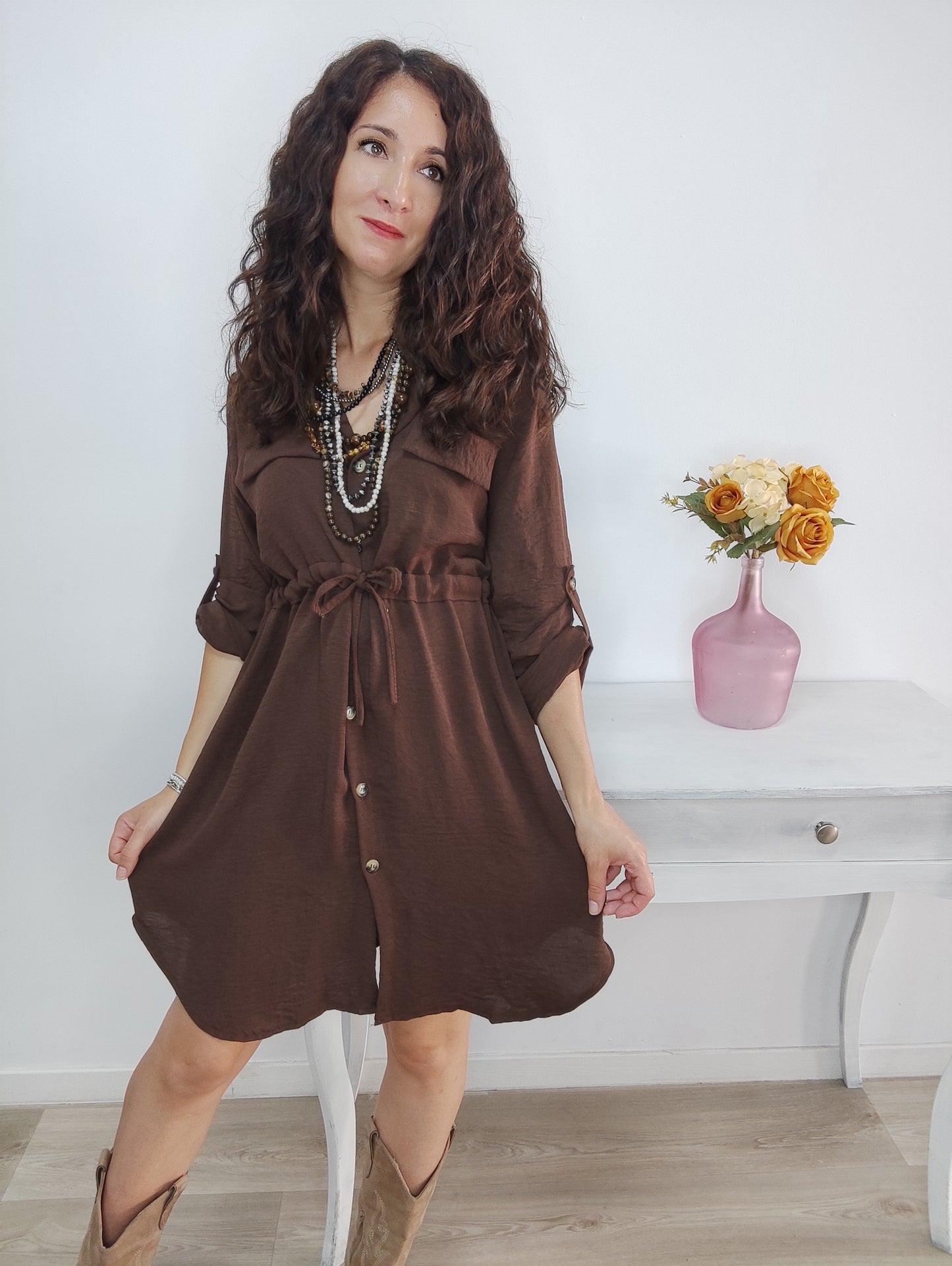 VESTIDO CAMISERO + COLORES