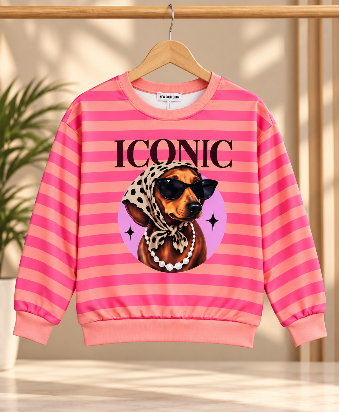 Sudadera Iconic Rosa