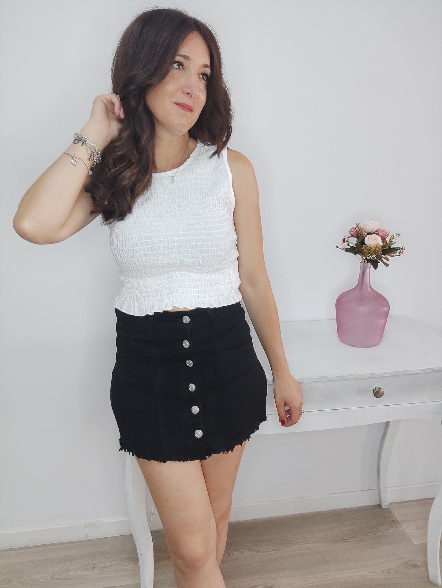 FALDA PANTALÓN NEGRA