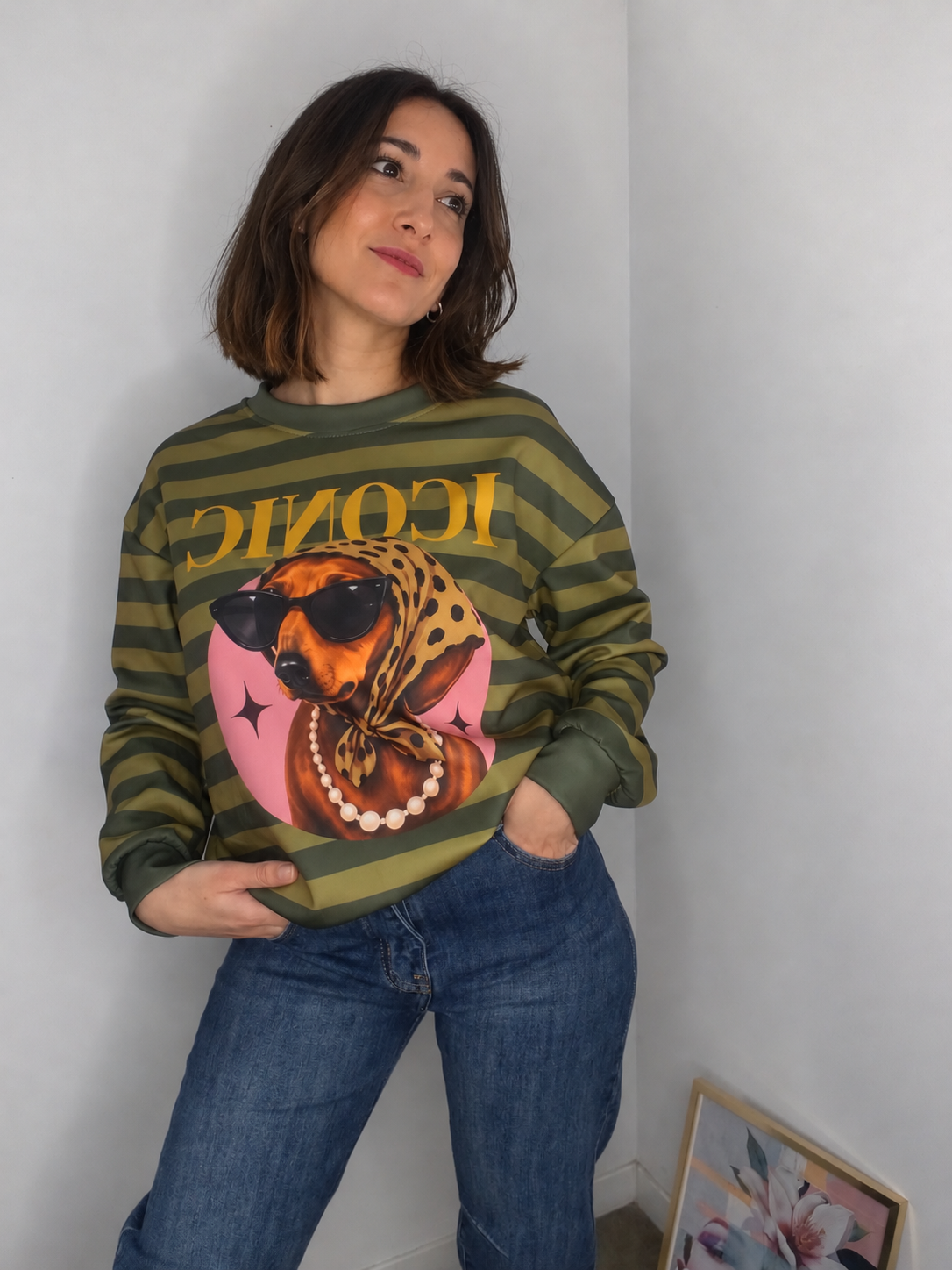 Sudadera Iconic verde