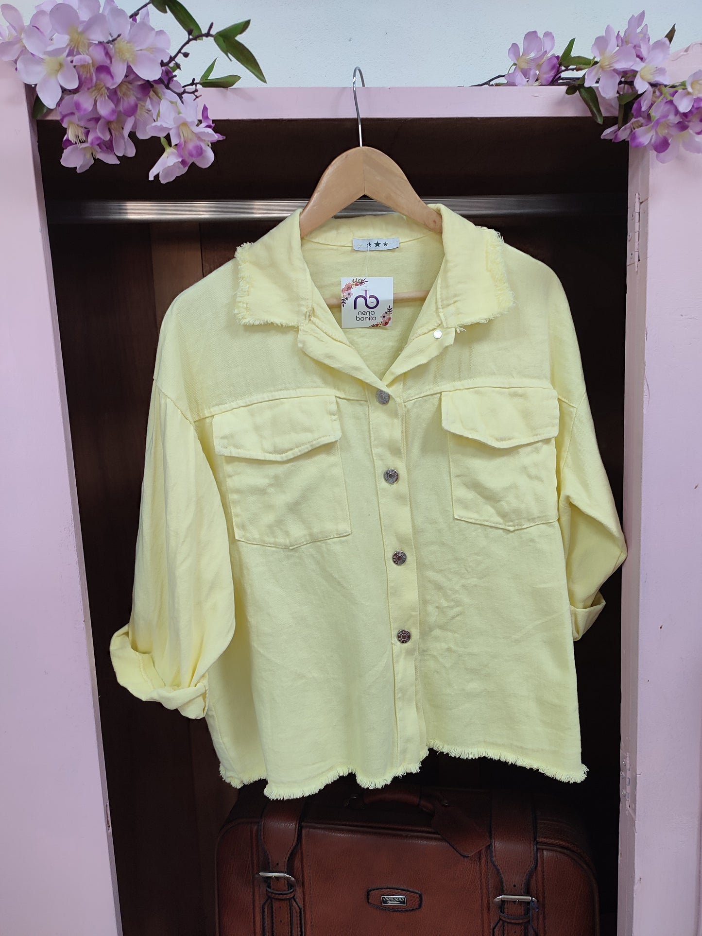 Sobrecamisa Melody amarilla