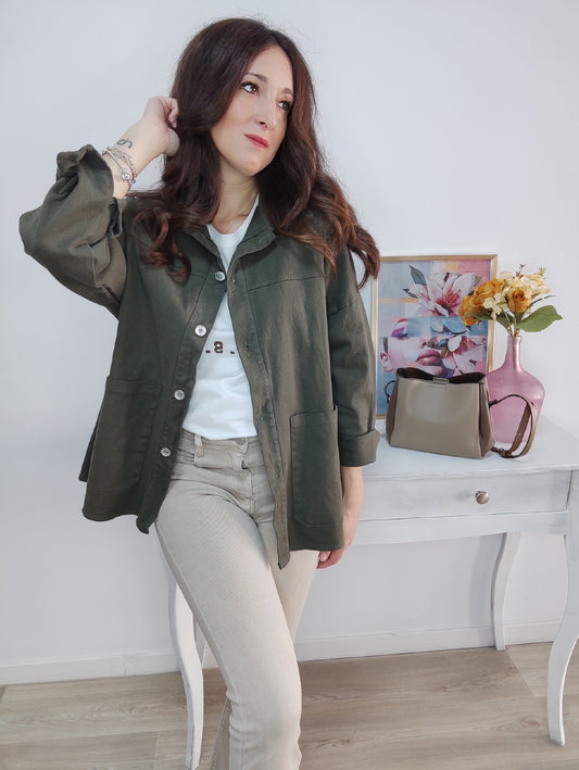Sobrecamisa verde