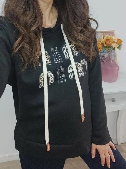 Sudadera min min negra