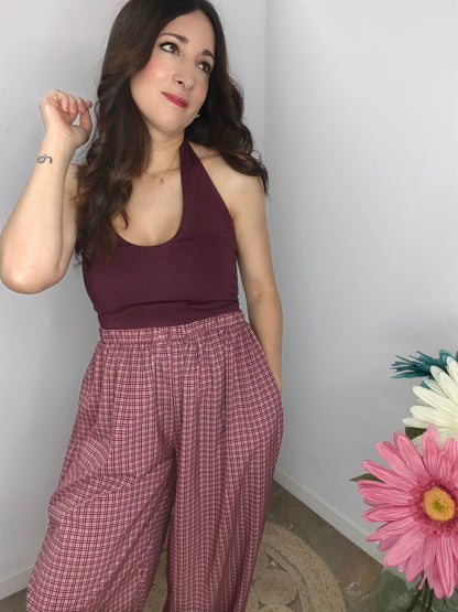 Top Mónica Burdeos