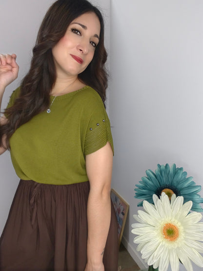 Camiseta Punto Tachas