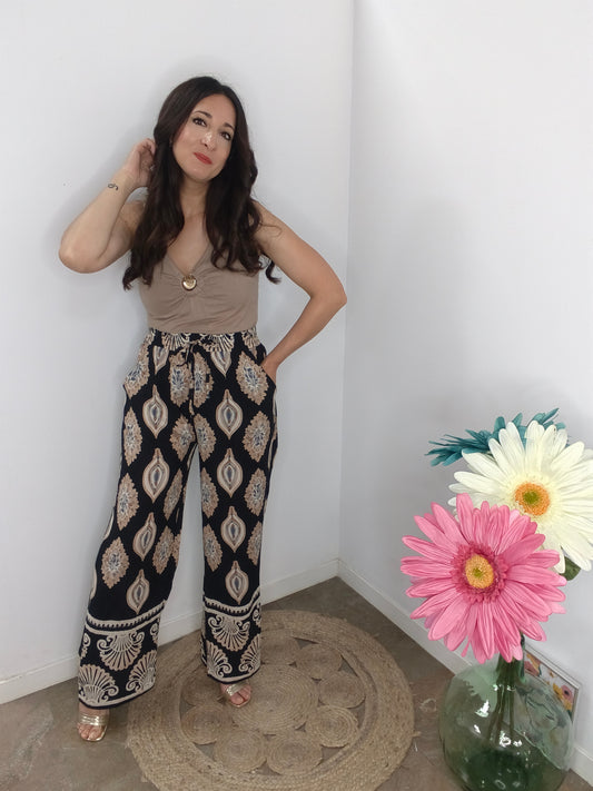 Pantalón Palazzo Negro