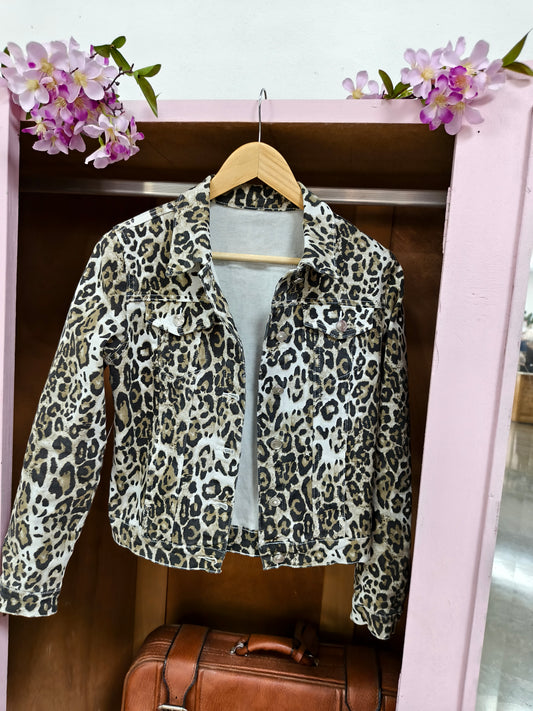 Chaqueta Denin Animal Print