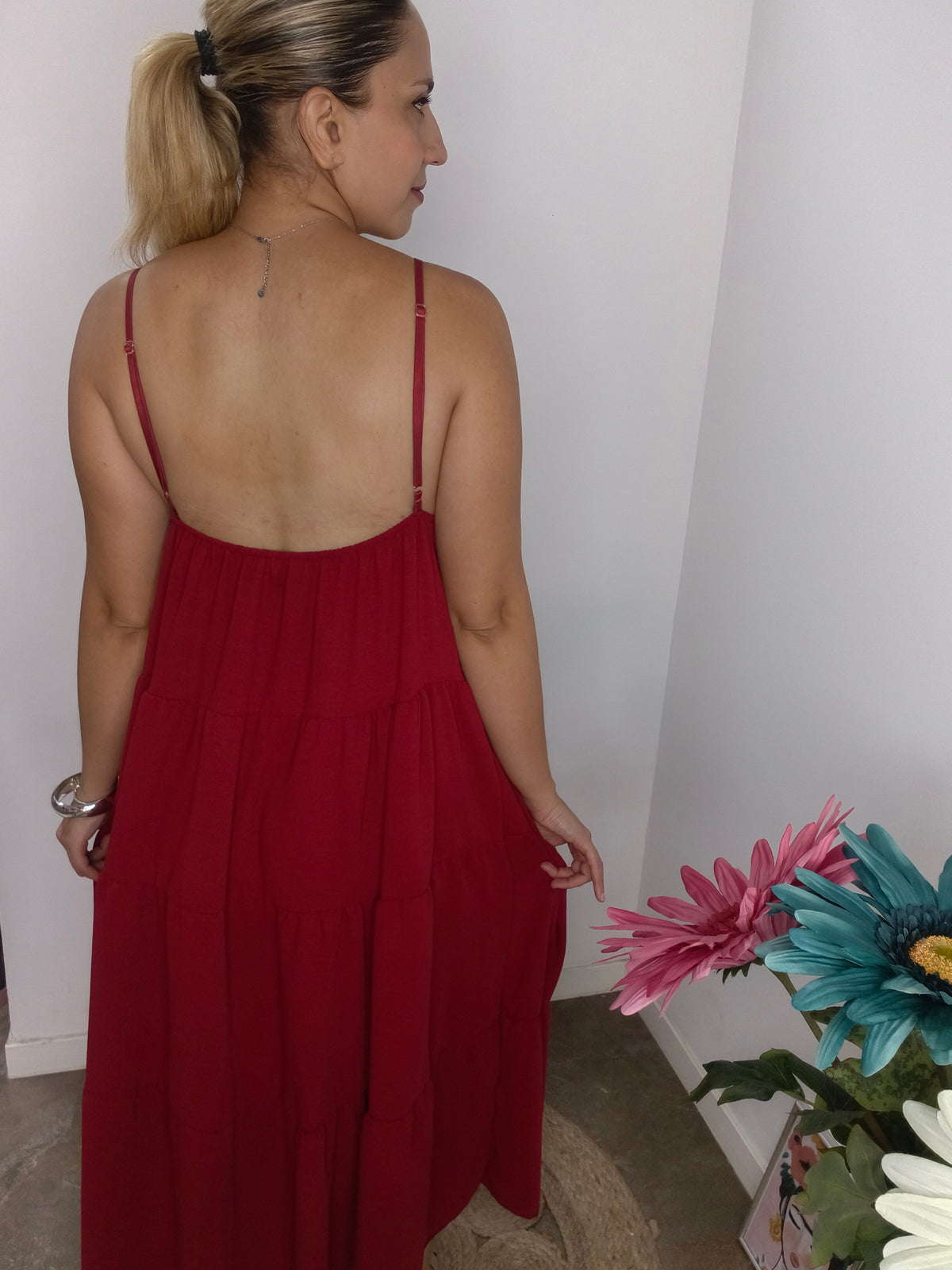 Vestido Nabila Tachas