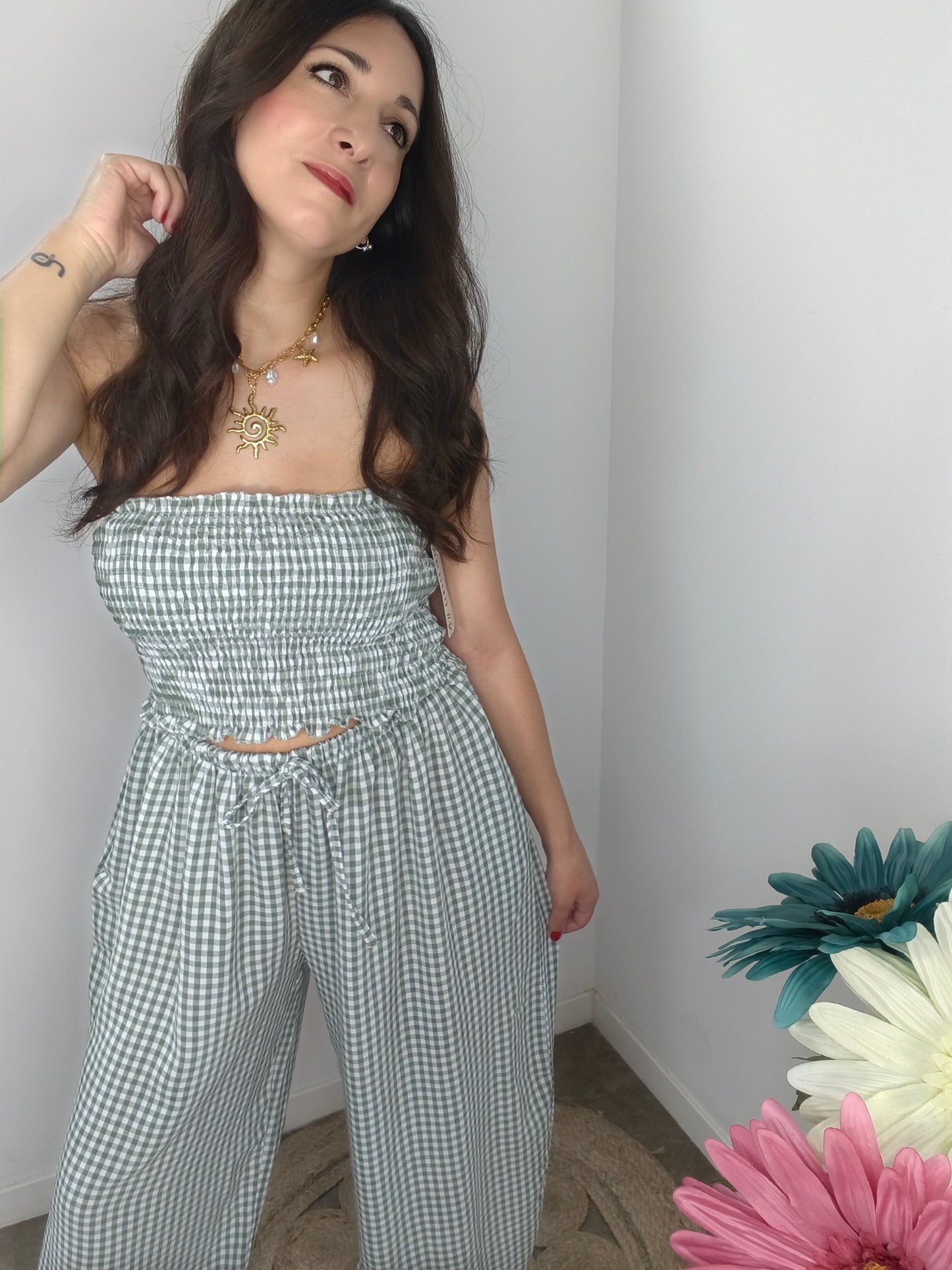 Conjunto Vichy Chic Verde