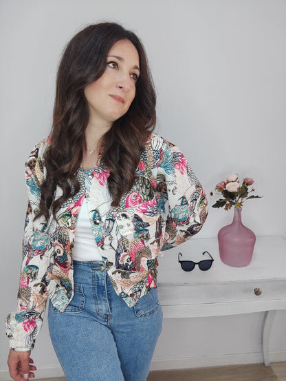BOMBER ESTAMPADA