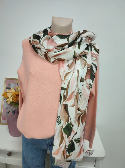 Pañuelos floral hojas