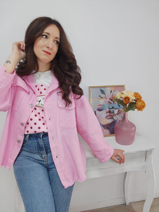 Sobrecamisa Melody rosa
