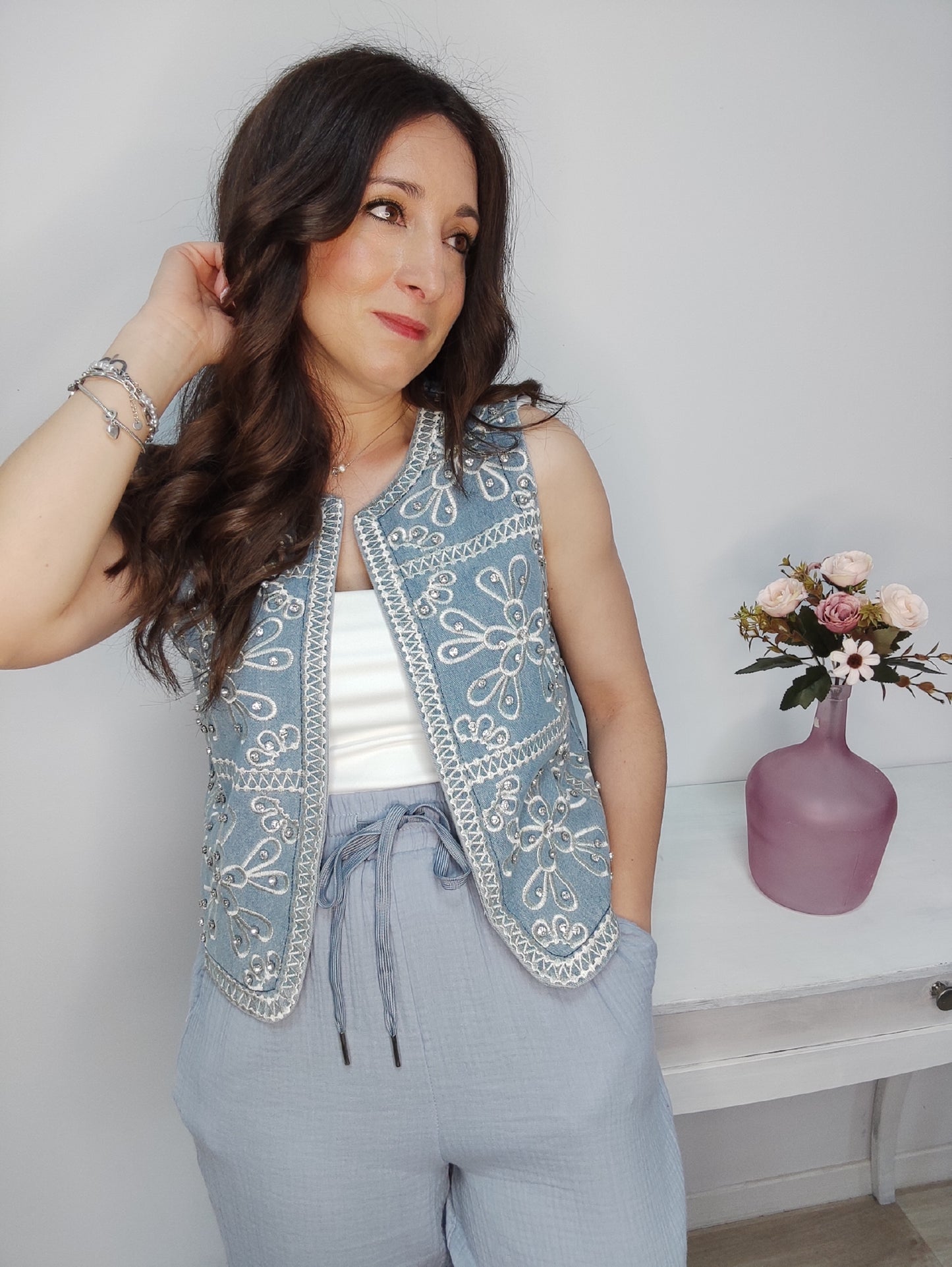 CHALECO STRASS DISEÑO