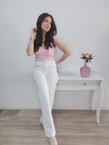 VAQUERO WIDE LEG EDITION BLANCO