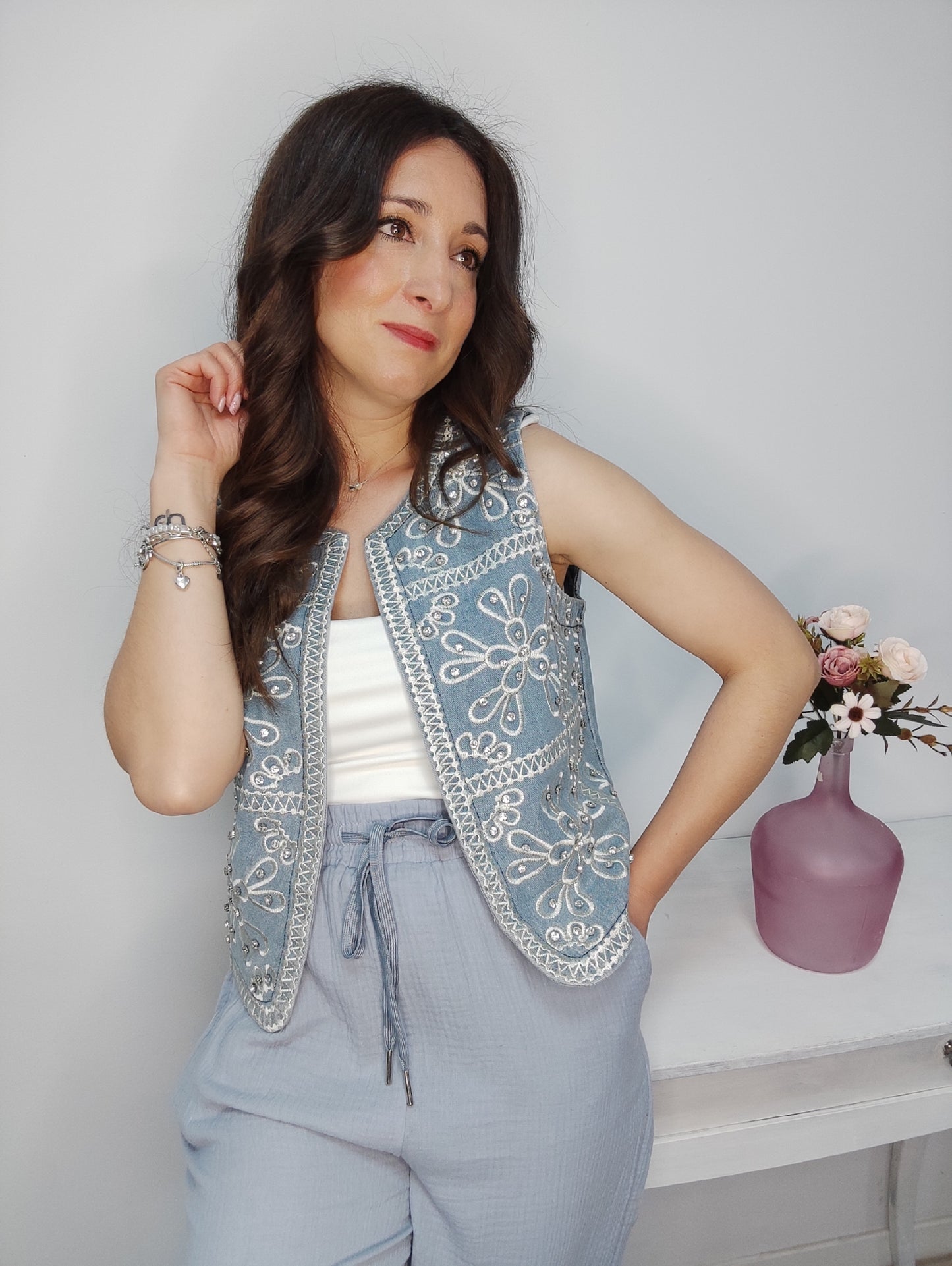 CHALECO STRASS DISEÑO