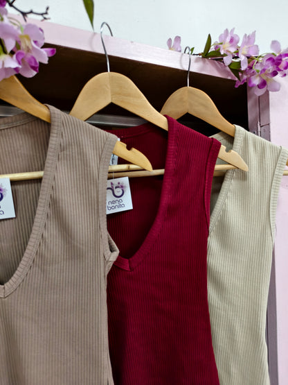 Camiseta Basic Canalé