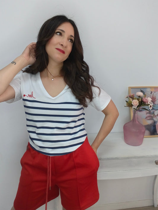 Camiseta Love marinera