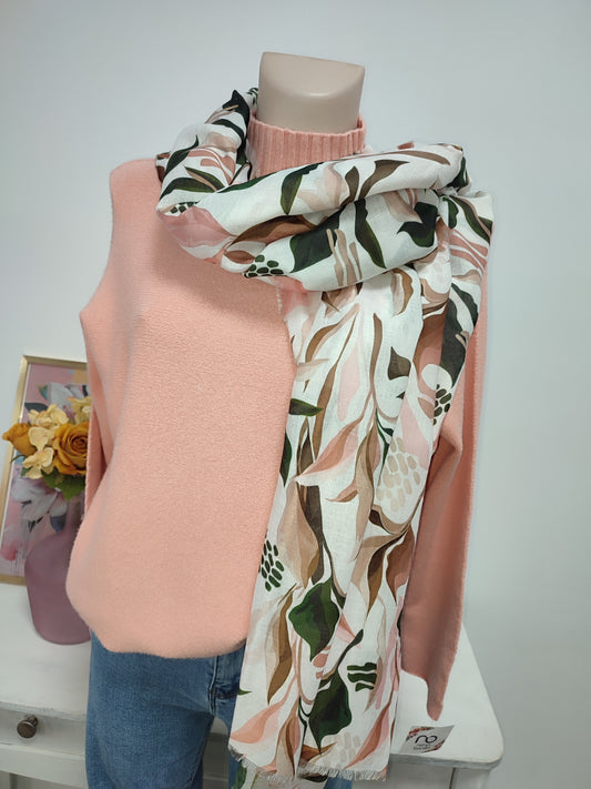 Pañuelos floral hojas