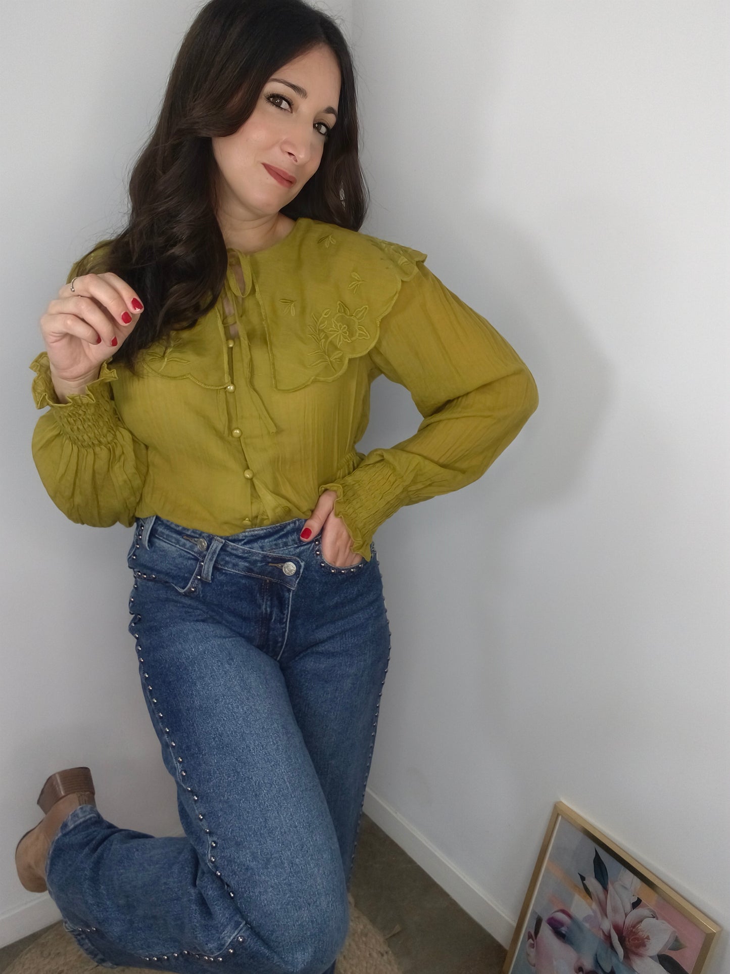 Camisa Marta Verde Oliva