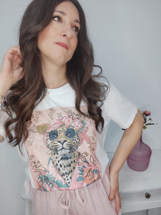 CAMISETA TIGRE PINK