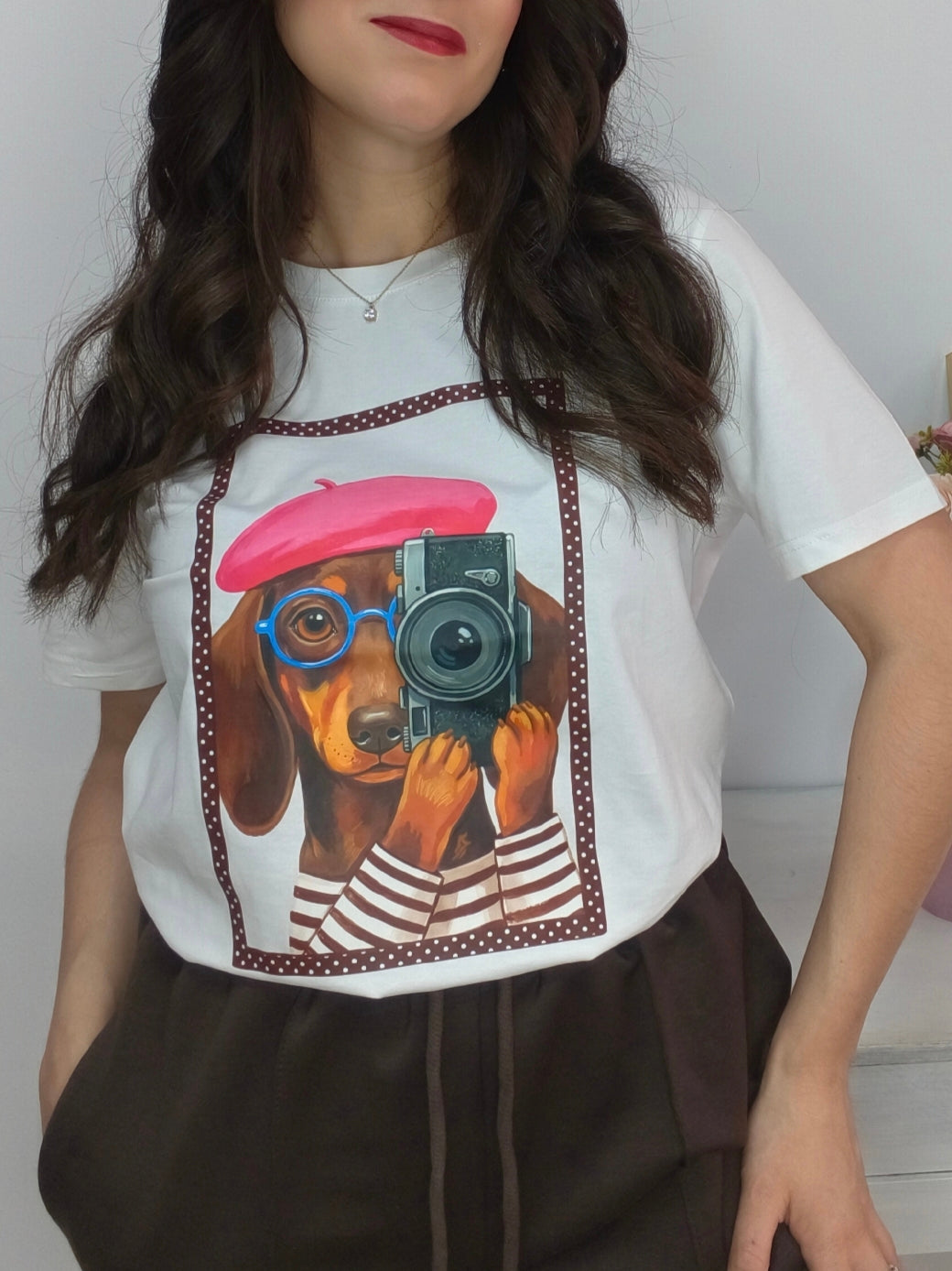Camiseta Perro Fotógrafo