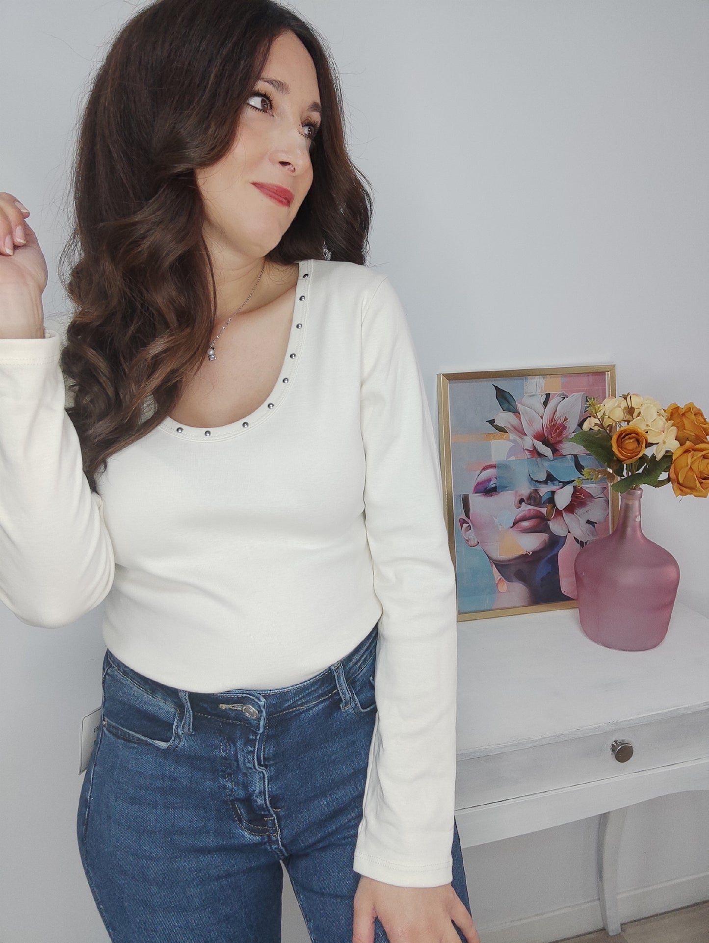 Camiseta tachas 4 colores