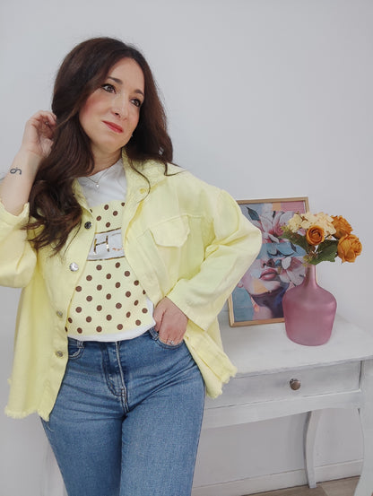 Sobrecamisa Melody amarilla