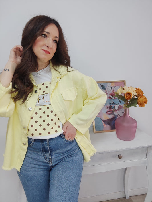 Sobrecamisa Melody amarilla