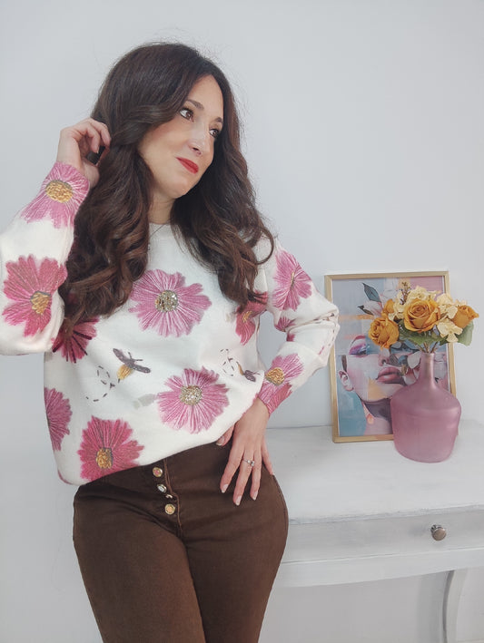 Jersey diseño floral