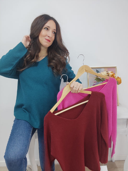 Jersey Cintia pico + colores