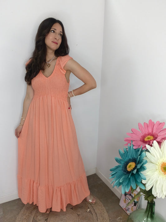 Vestido Noah Melocotón