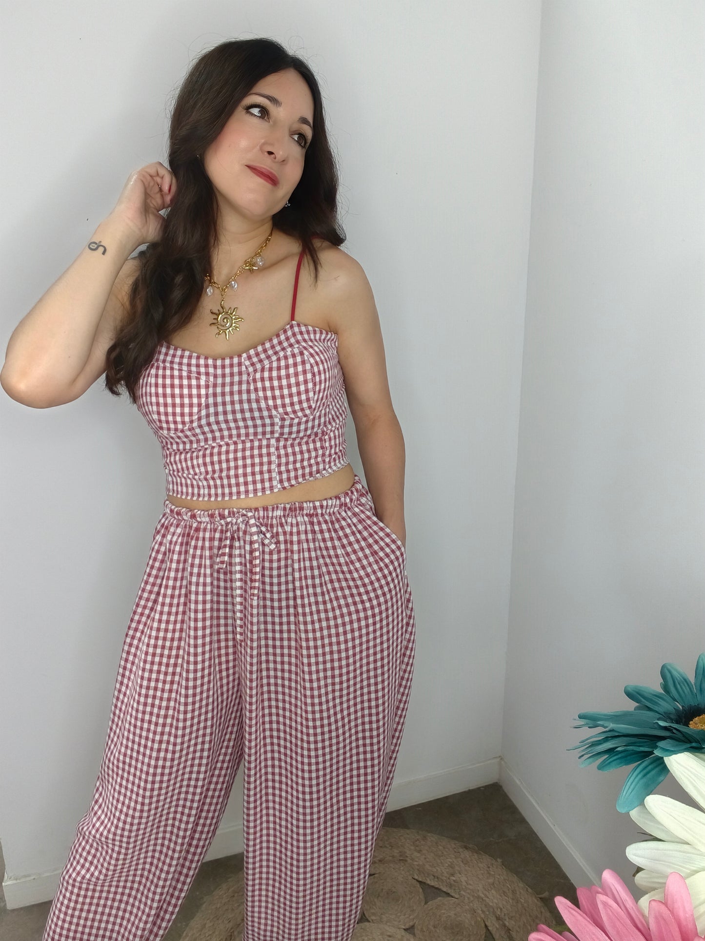 Conjunto Emma Burdeos