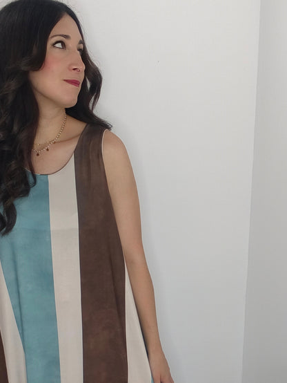 Vestido Rayas Elegance