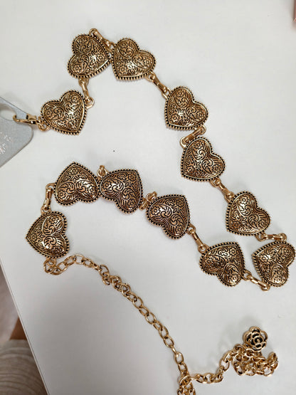 Cinturón Cadena Corazón