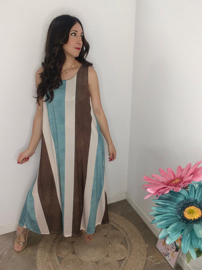 Vestido Rayas Elegance
