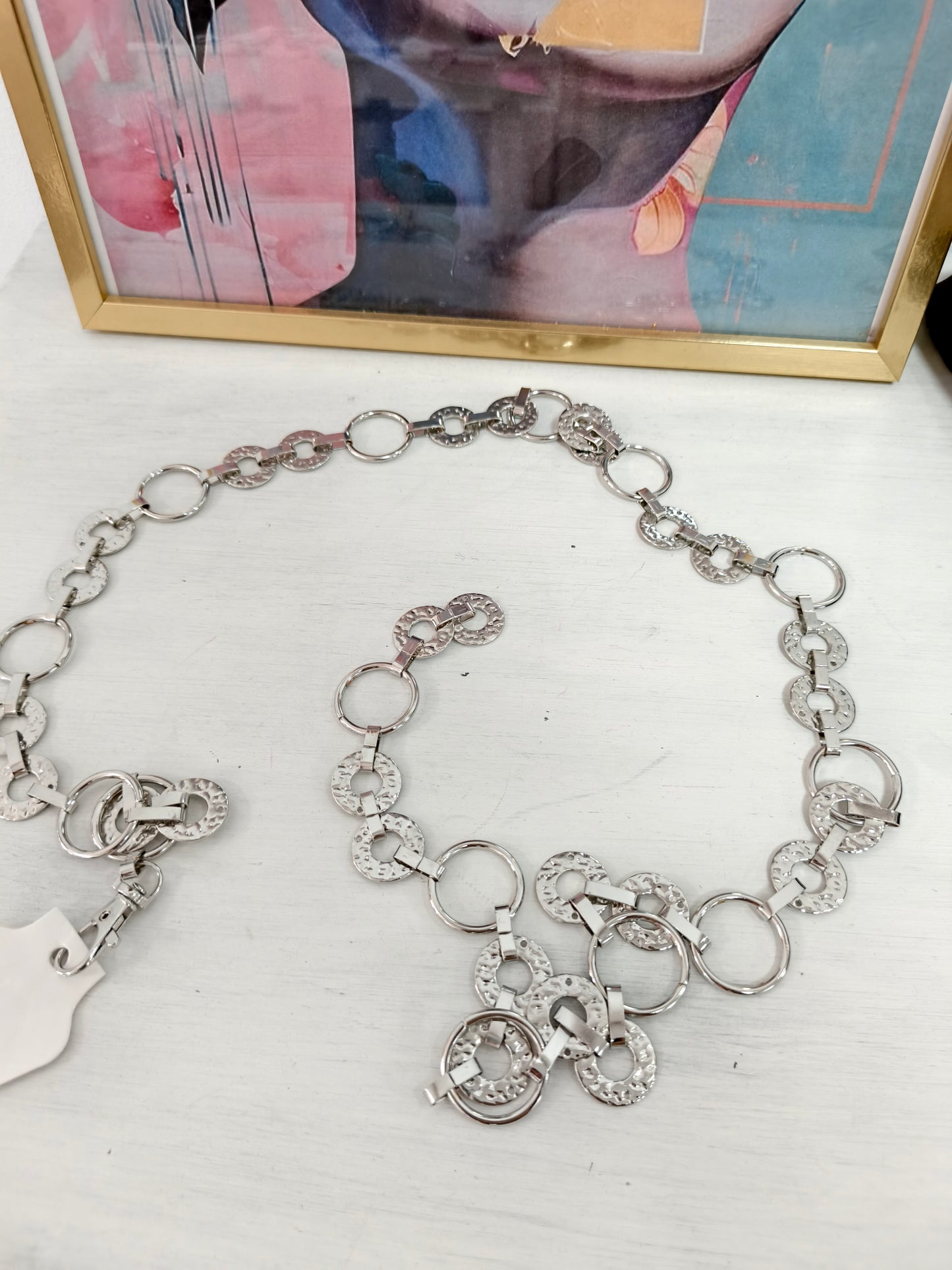 Cinturón Cadena Plata