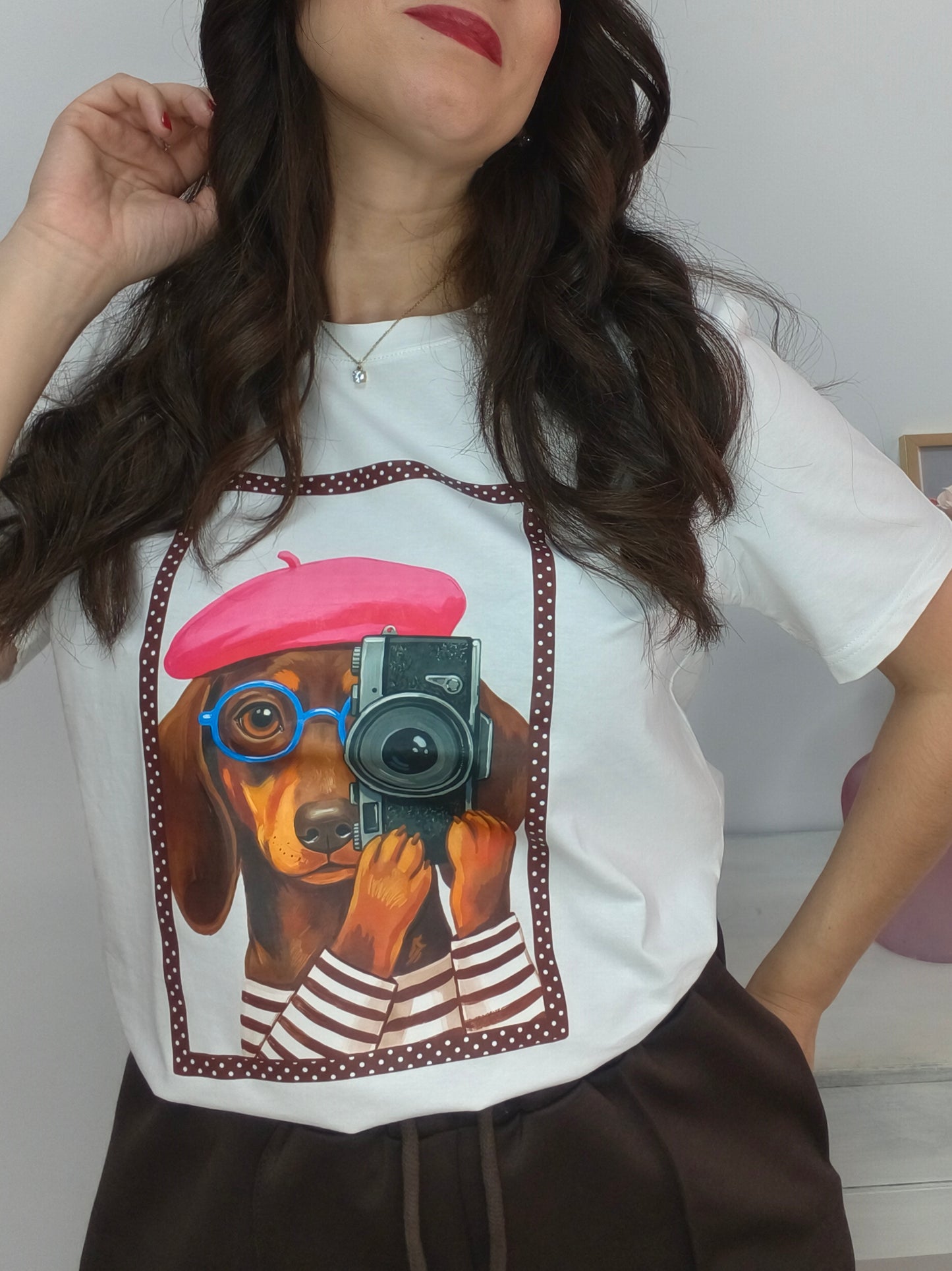 Camiseta Perro Fotógrafo