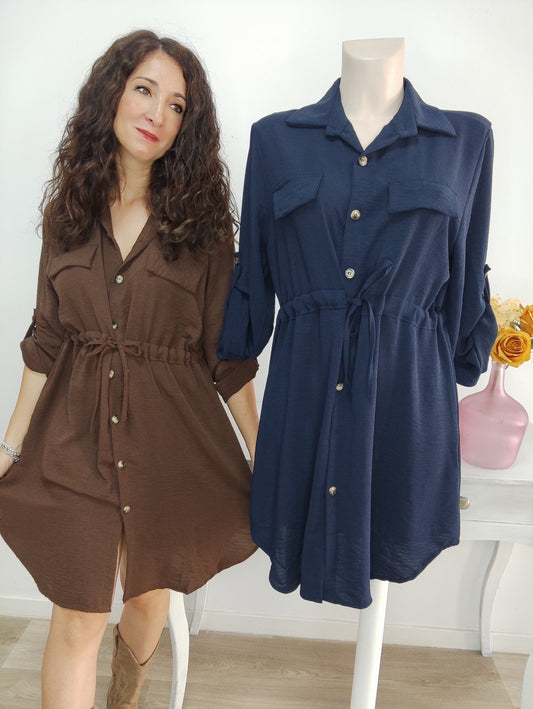 VESTIDO CAMISERO + COLORES