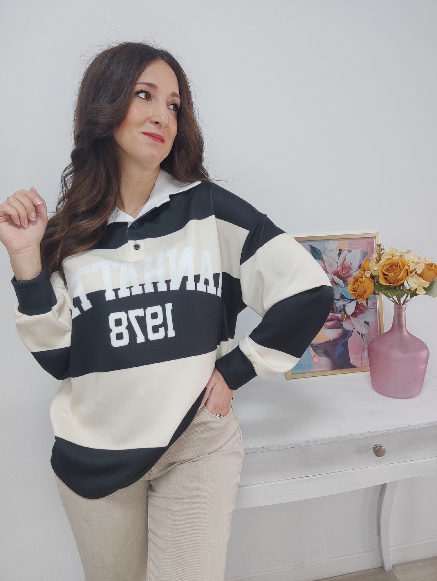 Sudadera polo Manhattan