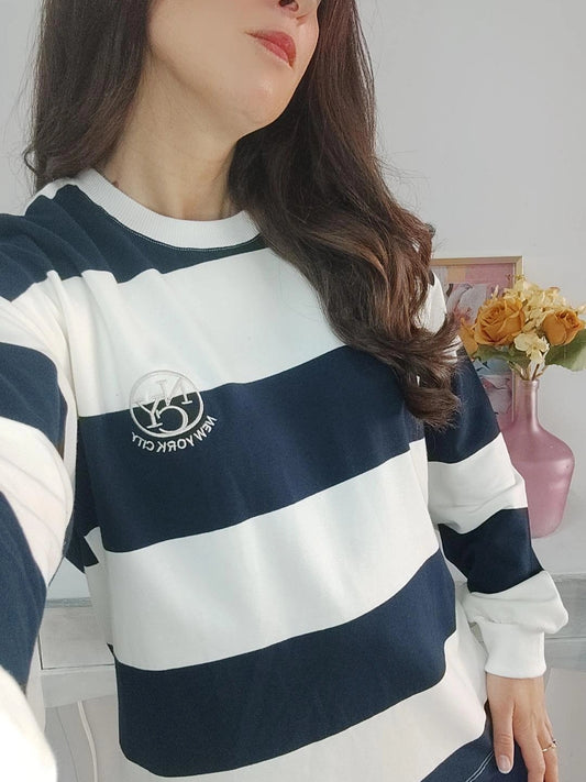 Sudadera New York marino