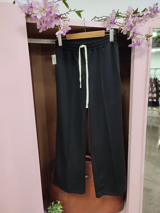 Pantalón wide leg negro