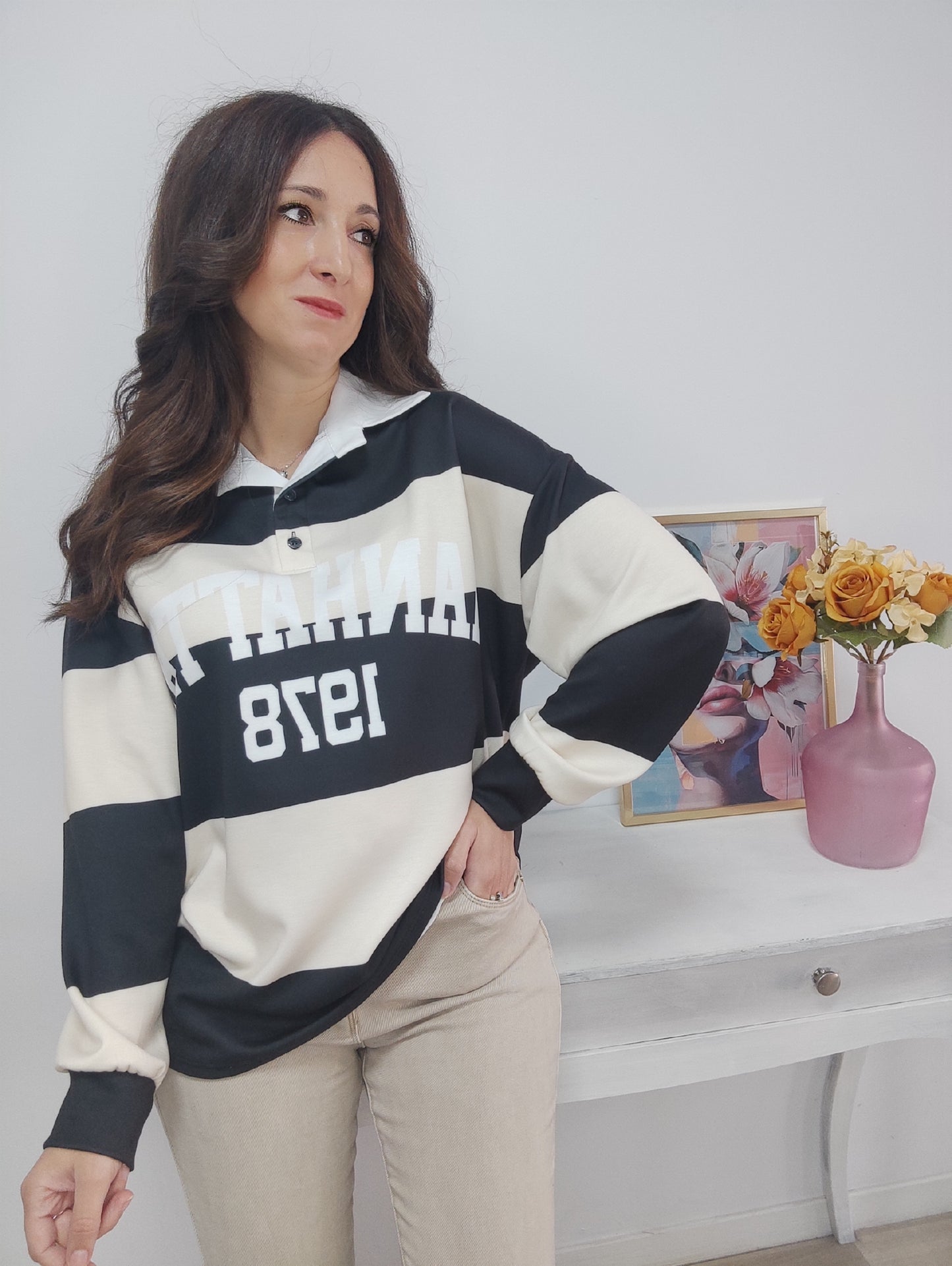 Sudadera polo Manhattan