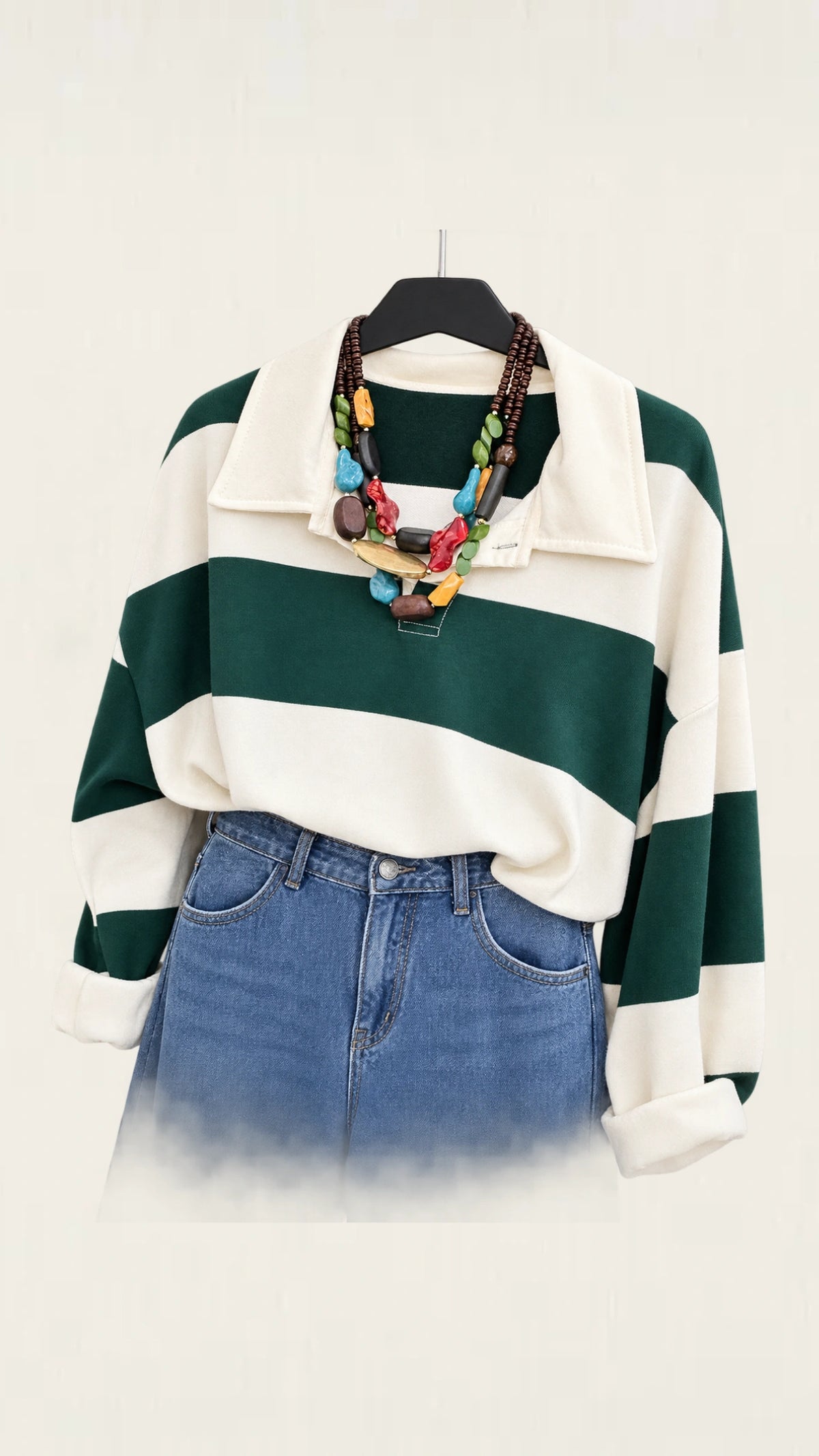 Sudadera Cuello Polo