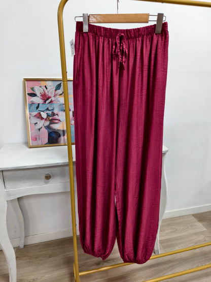 Pantalón Bombacho Cereza